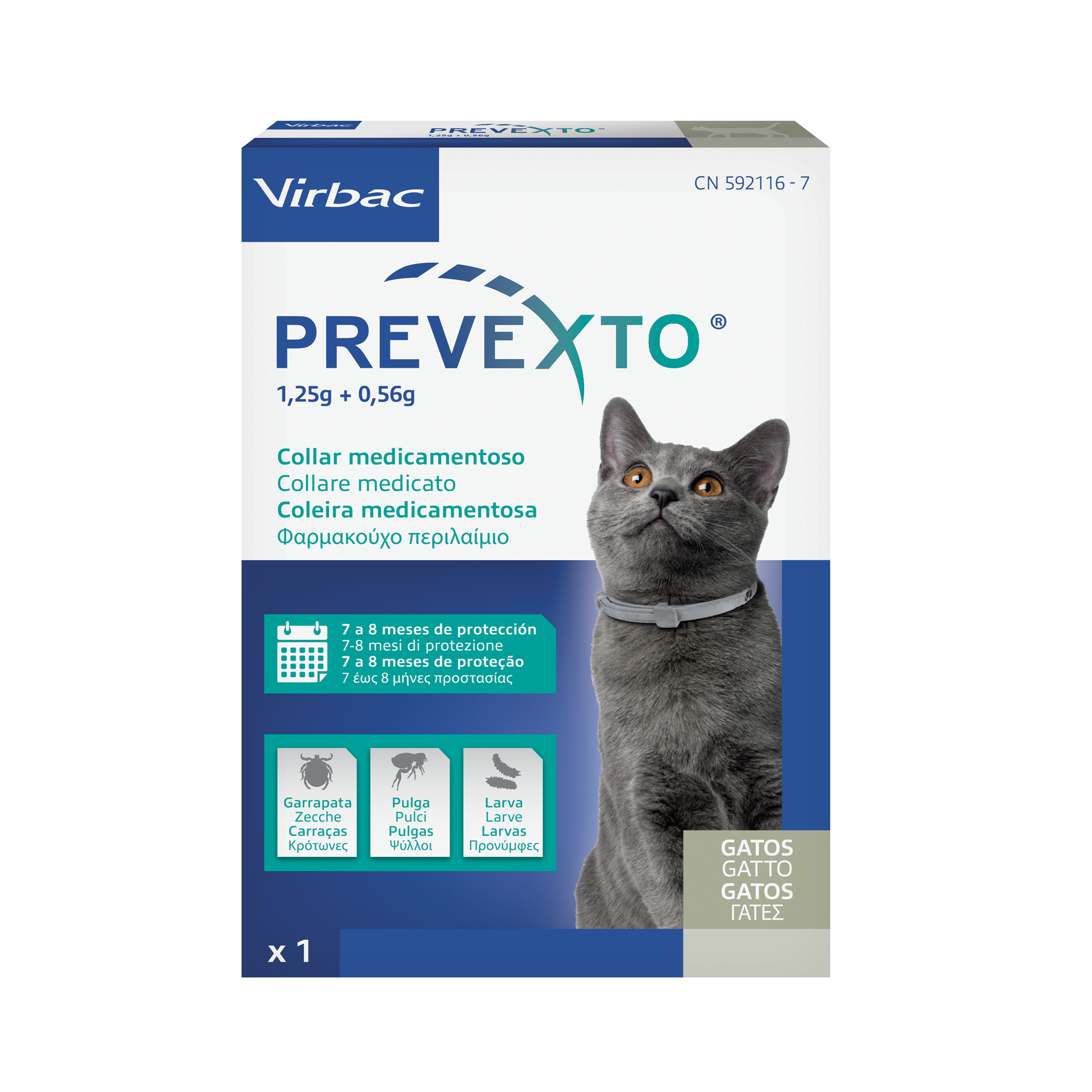 105854018-PREVEXTO 1COLLARE1 25 0 56G GA