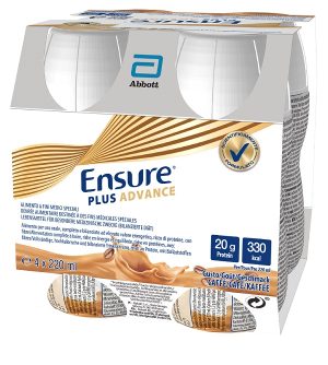 935722114-ENSURE PLUS ADVANCE CAFFE 4X220