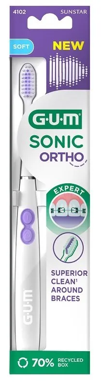 950988271-GUM SONIC ORTHO BATTERY TOOTHB